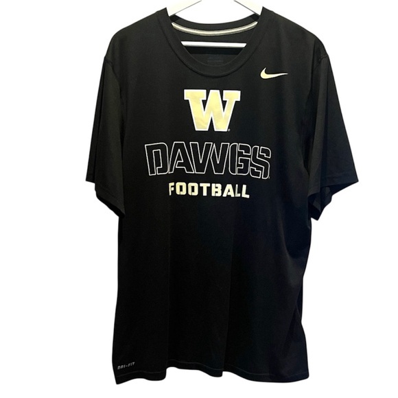 Nike UW University of Washington Men’s Football Dawgs T Shirt DriFit Size XL - Picture 1 of 6